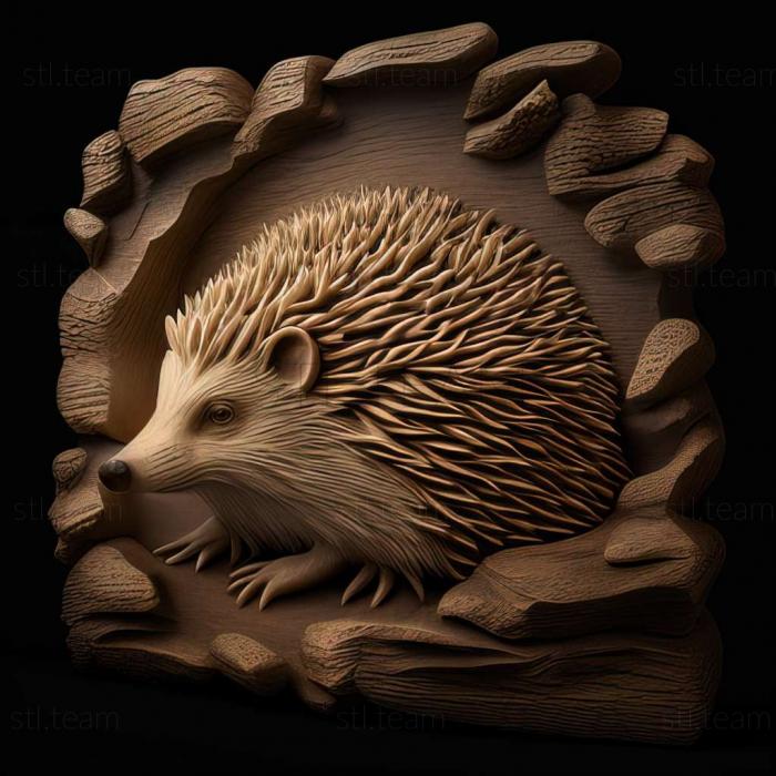 3D model hedgehog (STL)